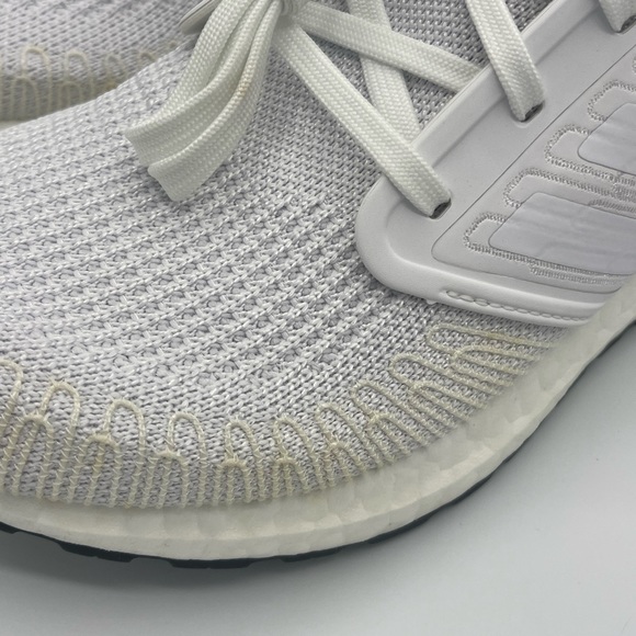 Adidas Ultraboost 20 Men’s Running Shoes Athletic Sneaker White Trainers defects - Picture 7 of 10